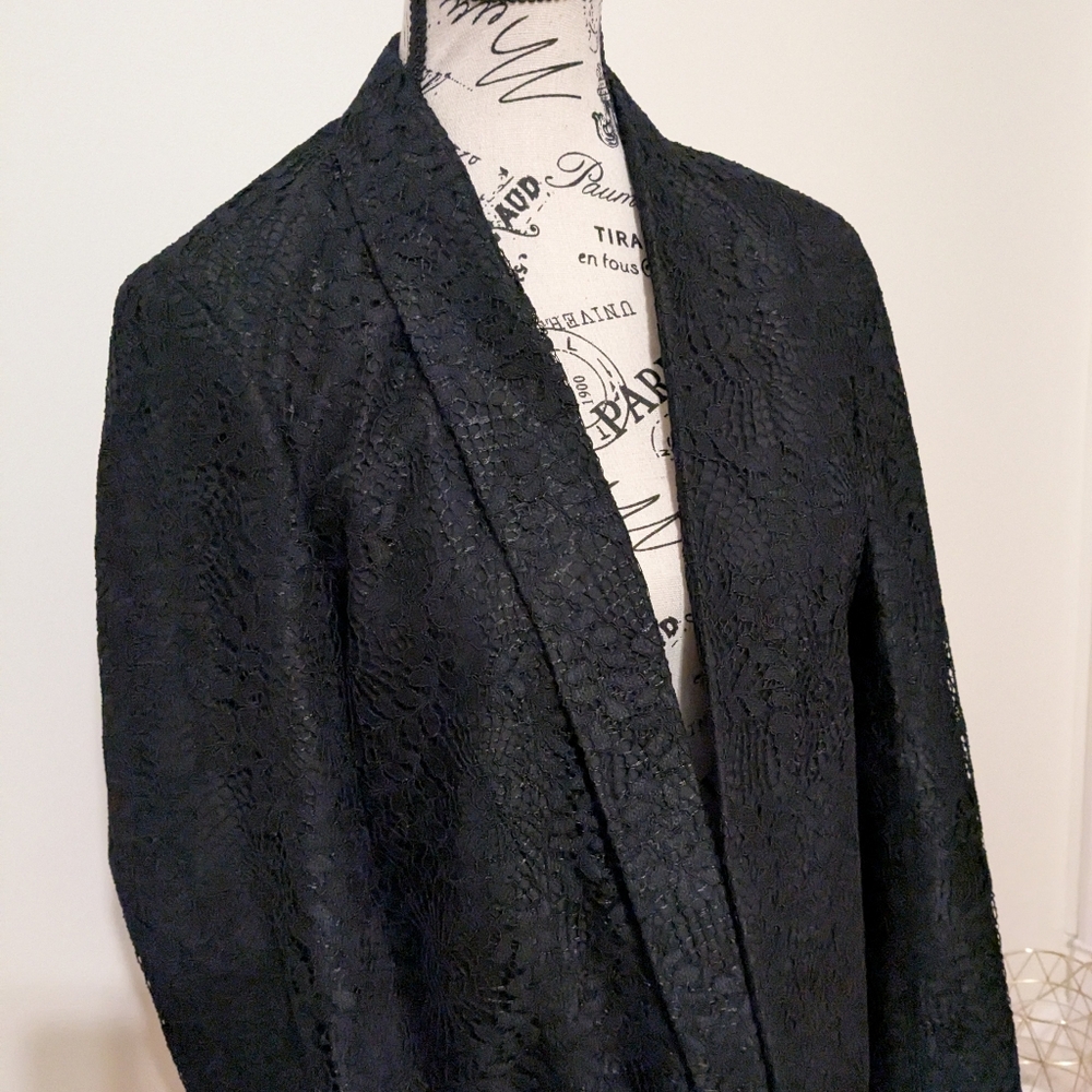 NWT Lace Open Blazer